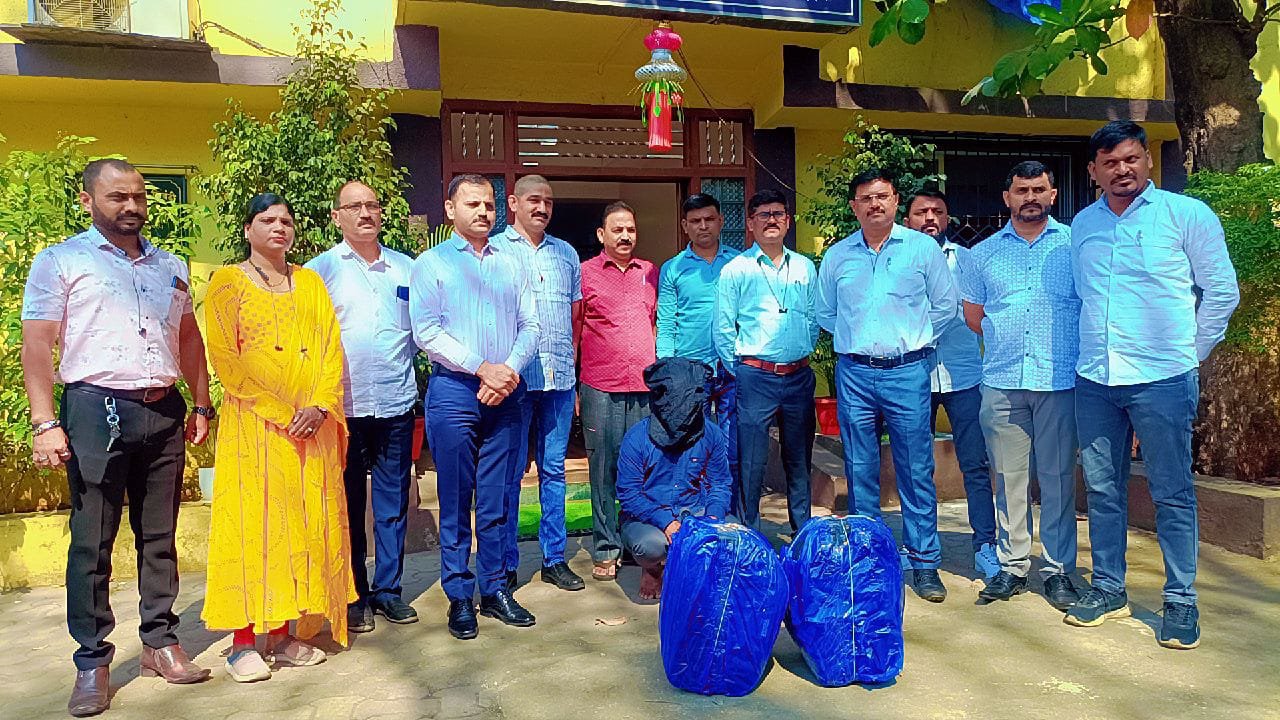 हिंदी समाचार |भिवंडी क्राइम ब्रांच ने गांजा...