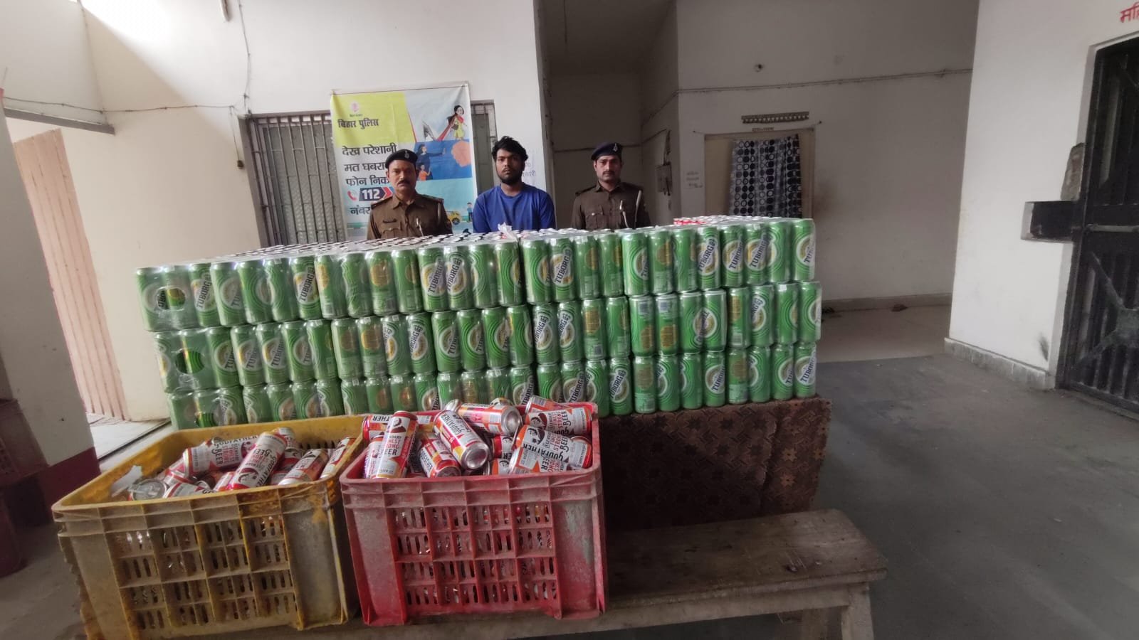 हिंदी समाचार |525.500 लीटर शराब के साथ एक...