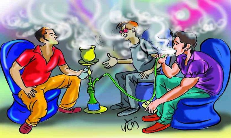 हिंदी समाचार |हुक्का पार्लर पर पुलिस का छापा