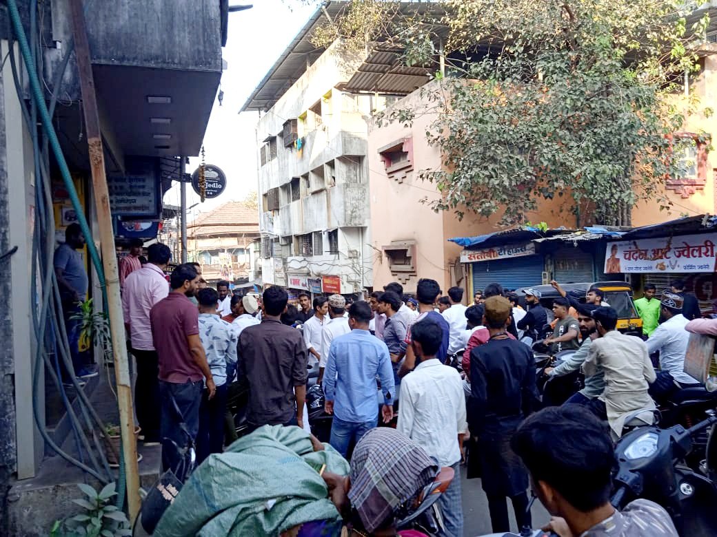 हिंदी समाचार |भिवंडी बंद के दरमियान दुकान...