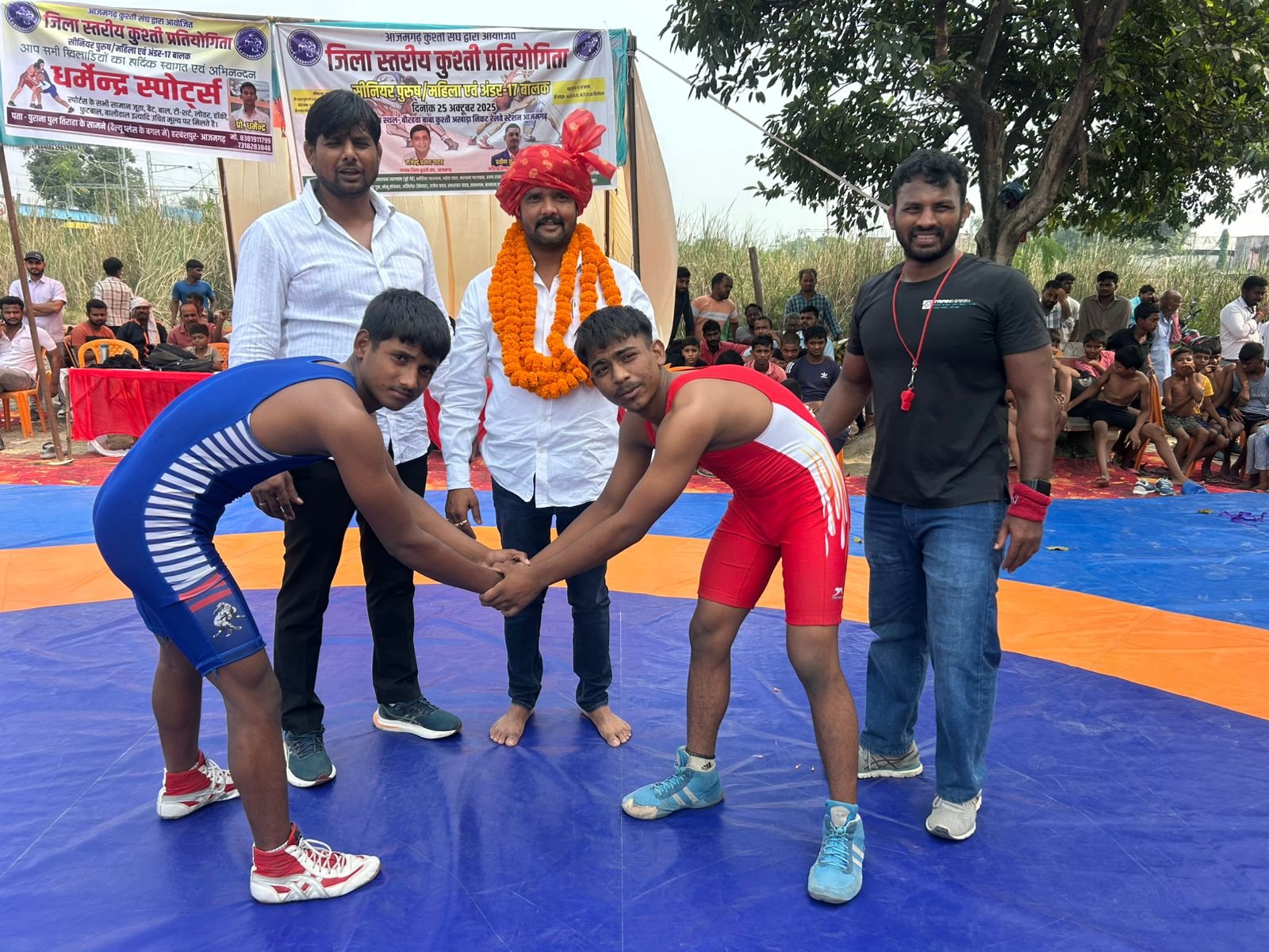 हिंदी समाचार |जिला स्तरीय कुश्ती...