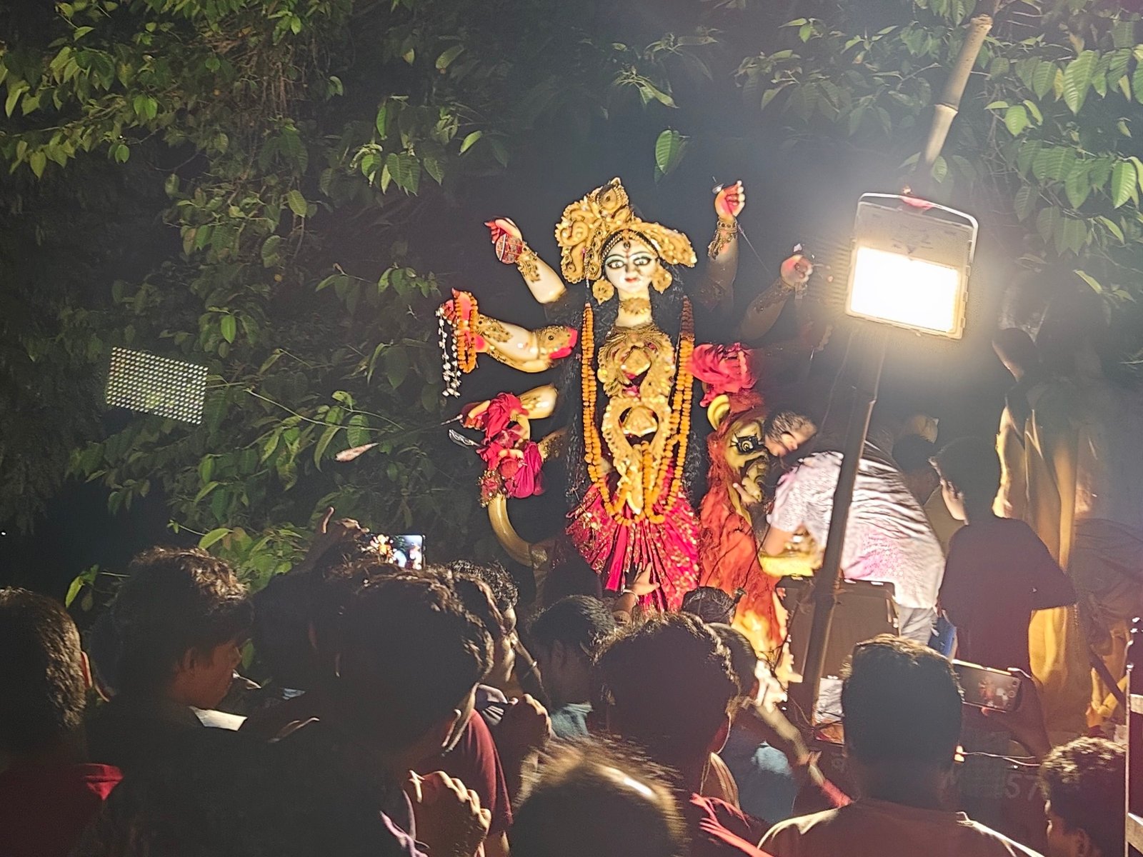 हिंदी समाचार |देर रात तक चला मां दुर्गा...