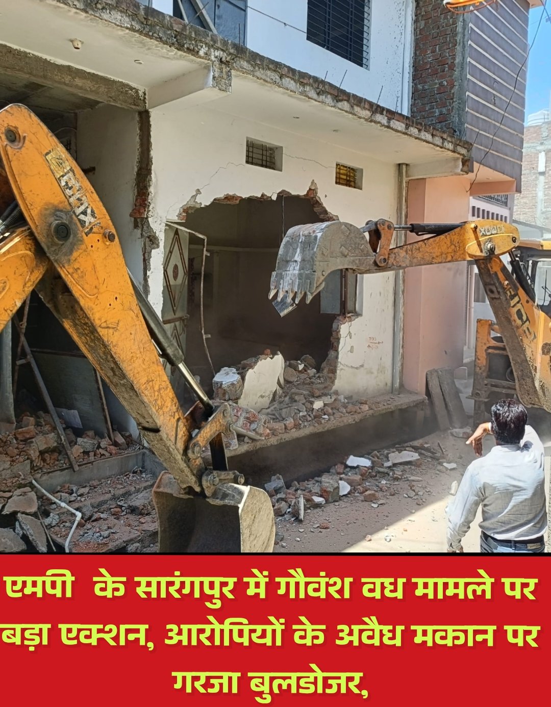 हिंदी समाचार |गोवंश वध मामले में सारंगपुर...