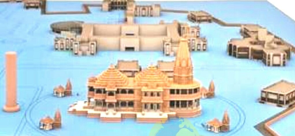हिंदी समाचार |मंदिर निर्माण से पहले परिसर...