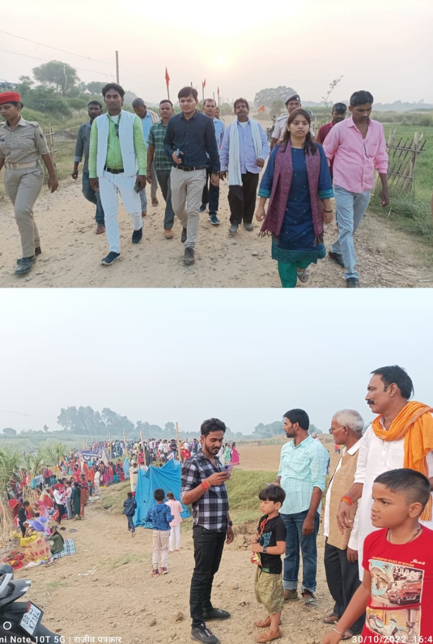 हिंदी समाचार |अकोढ़ी के दुर्गावती नदी छठ...