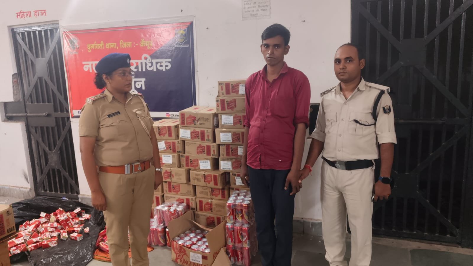 हिंदी समाचार | 381.32 लीटर शराब के साथ एक धंधेवाज...