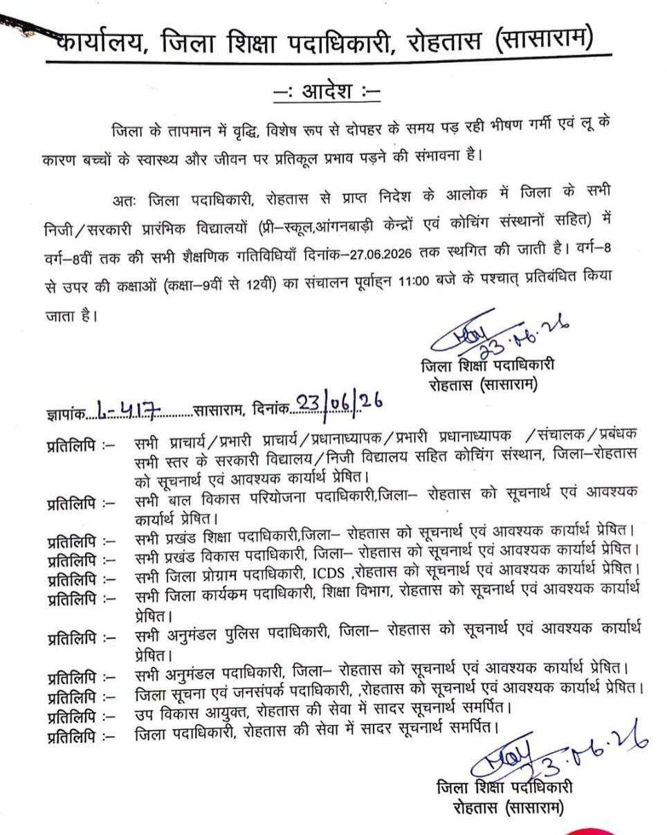 हिंदी समाचार | 27 तक विघालय बंद