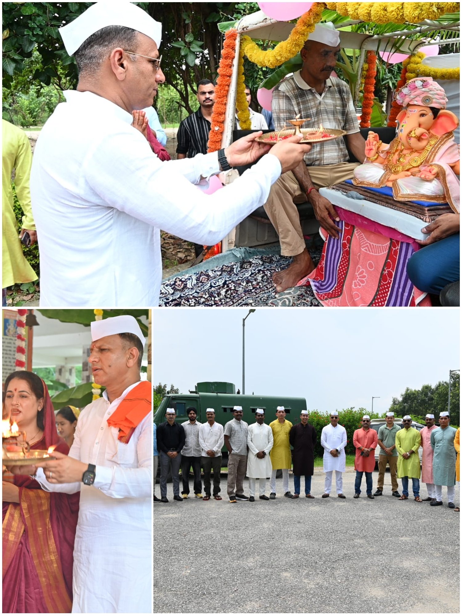 हिंदी समाचार |205 कोबरा परिसर में गणेश...
