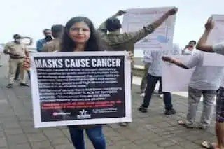 हिंदी समाचार |मुंबई मे एंटी मास्क प्रदर्शन...