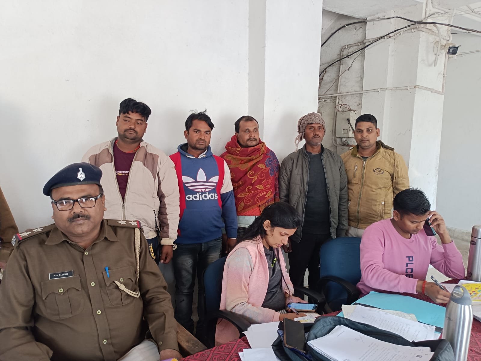 हिंदी समाचार |थाना प्रशासन ने चार शराबियों...