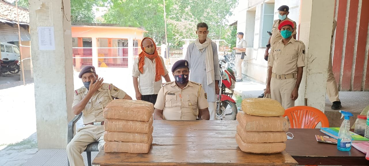 हिंदी समाचार |गांजा लेकर जा रहें दो गांजा...