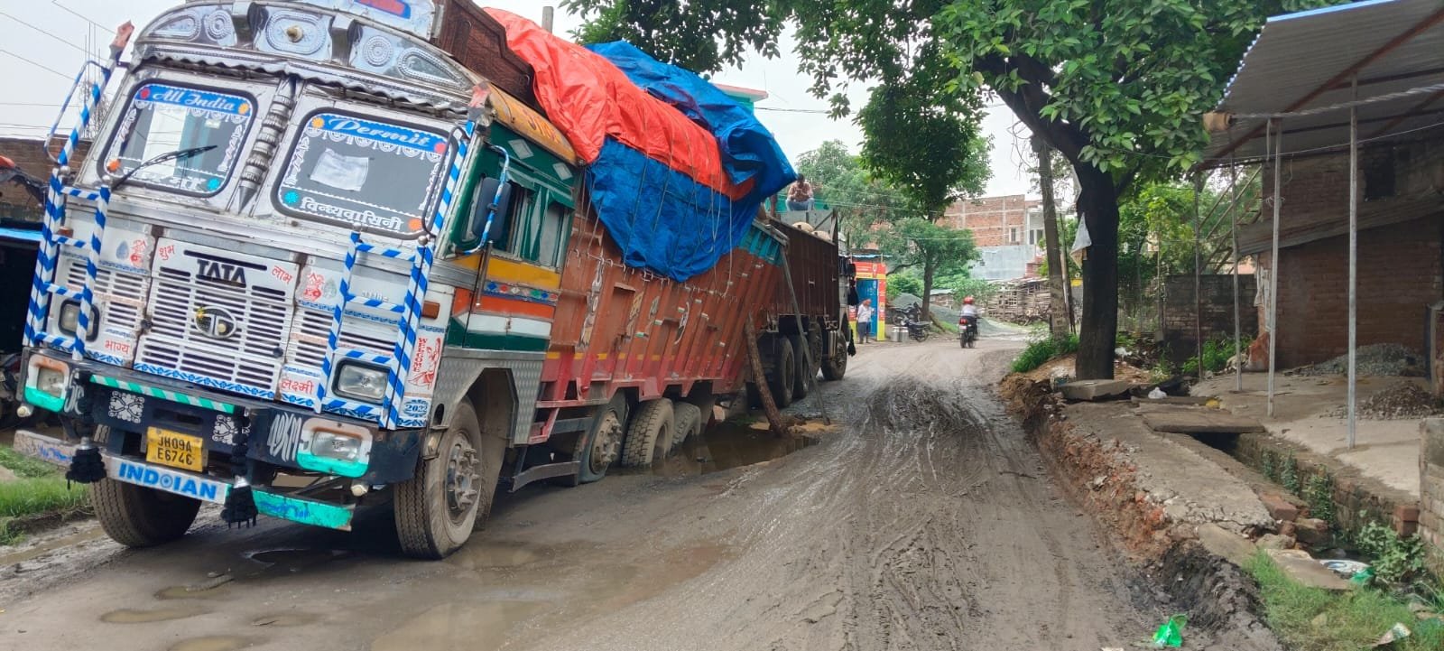 हिंदी समाचार |जल जमाव के खिलाफ ग्रामीणों का...