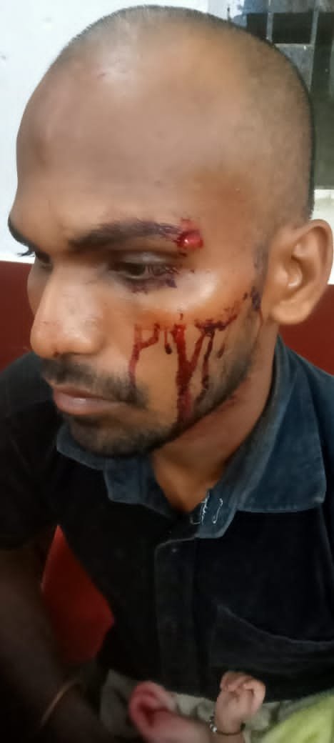 हिंदी समाचार |पत्नी ने किया पति पर धारदार...