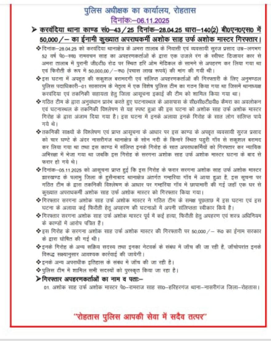 हिंदी समाचार |50 हजार का इनामी कुख्यात...