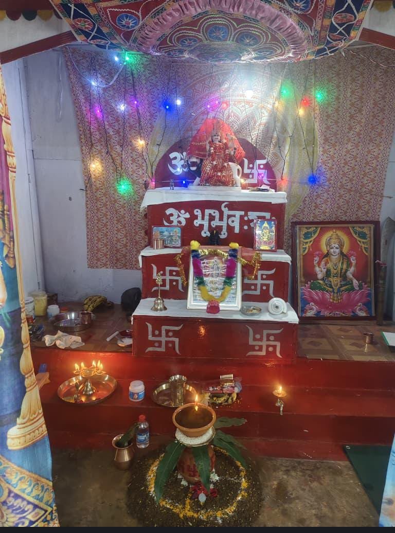 हिंदी समाचार |कलश घट स्थापन के साथ नौ रात्रि...