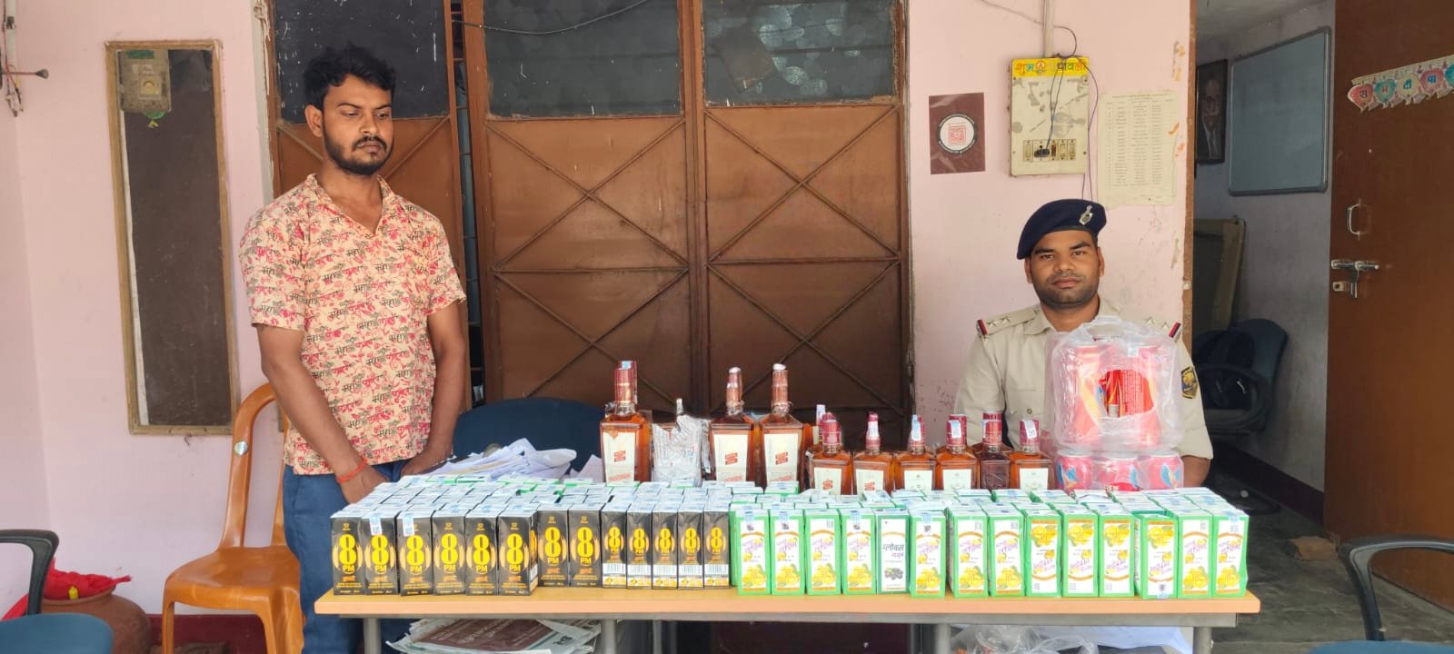 हिंदी समाचार |भगवानपुर पुलिस ने 35 लीटर शराब...