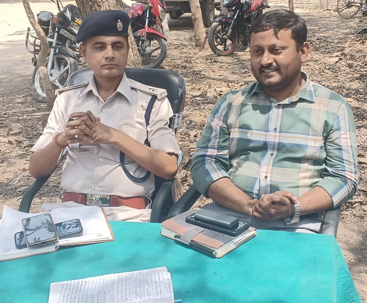 हिंदी समाचार |नटवार थाना में शांति समिति की...