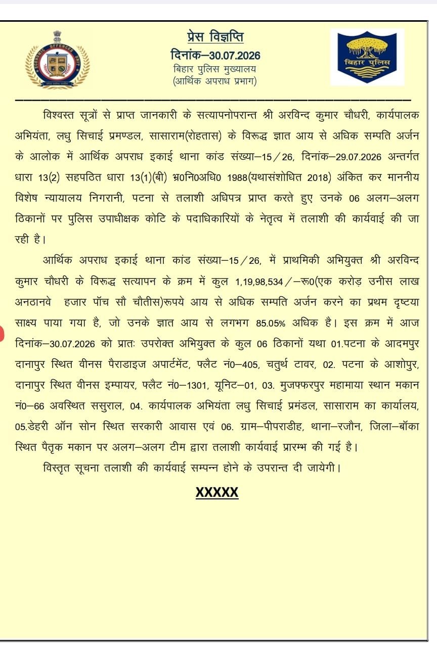 हिंदी समाचार |भ्रष्ट कार्यपालक अभियंता के 6...