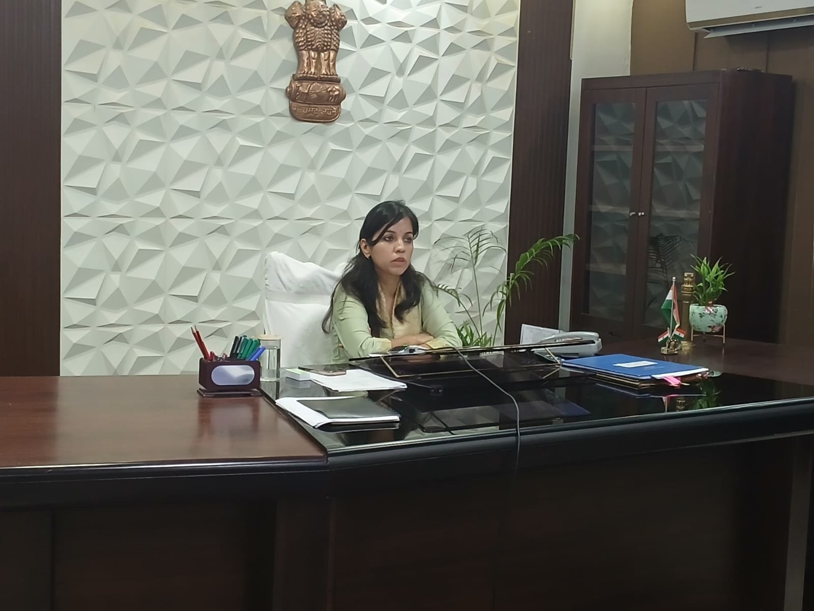 हिंदी समाचार |विडियो कांफ्रेंसिंग से डीएम...