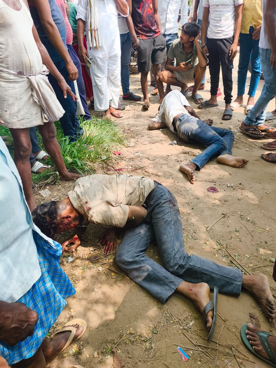 हिंदी समाचार |दो बाइक की टक्कर में चार घायल