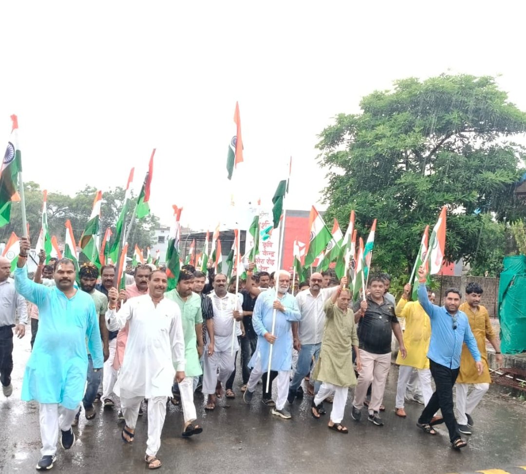 हिंदी समाचार |भाजपा ने निकाली तिरंगा रैली,...