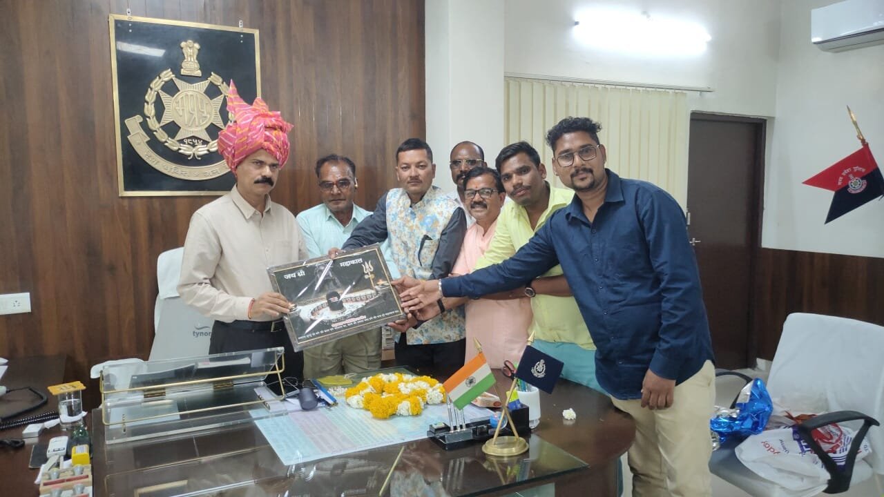 हिंदी समाचार |नवगत पुलिस अधीक्षक राजगढ़ का...