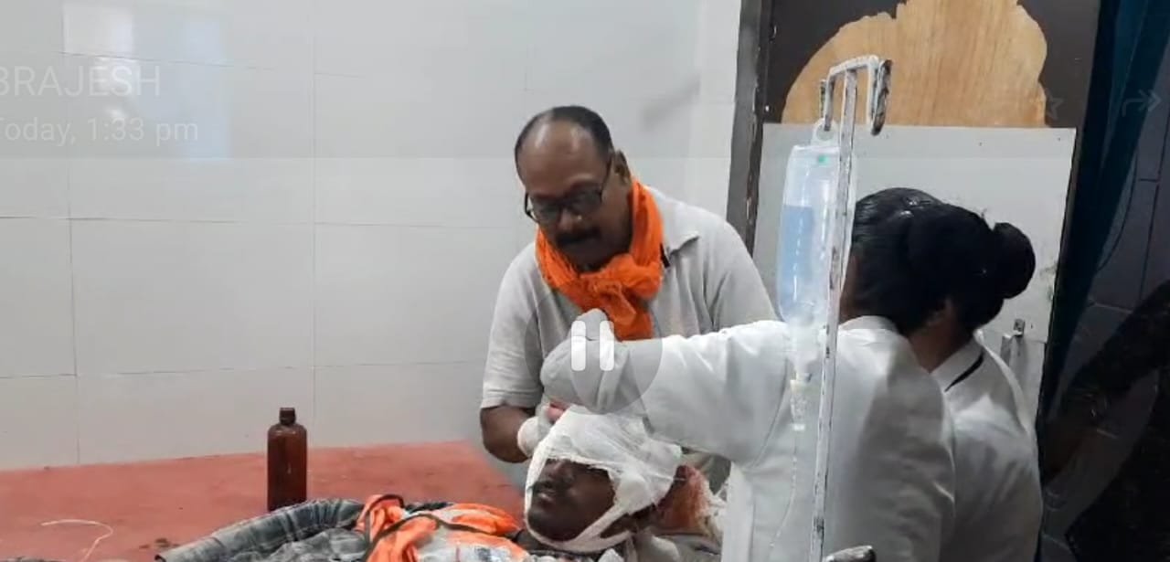 हिंदी समाचार |दूल्हे की कार ने मजदूर को...