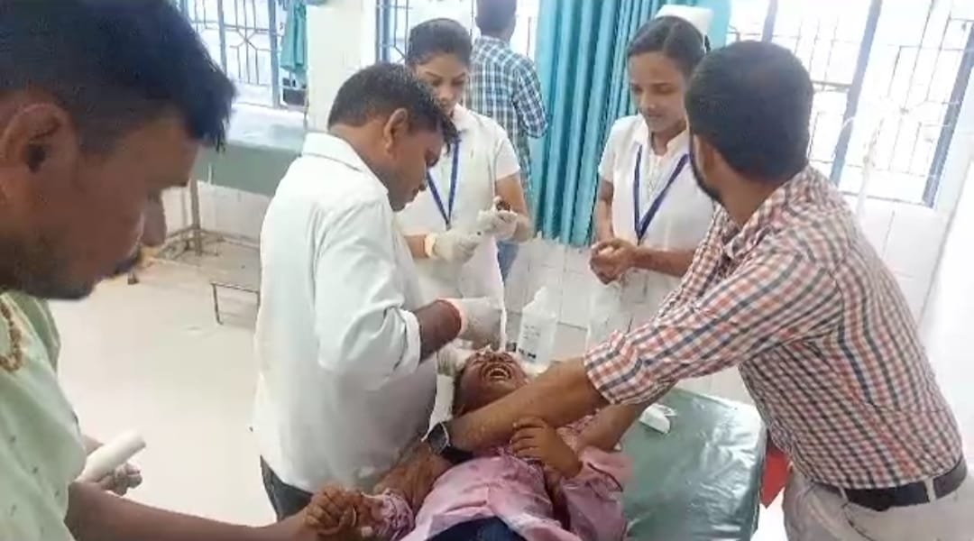 हिंदी समाचार |दो मैजिक की आपसी भिड़ंत में एक...